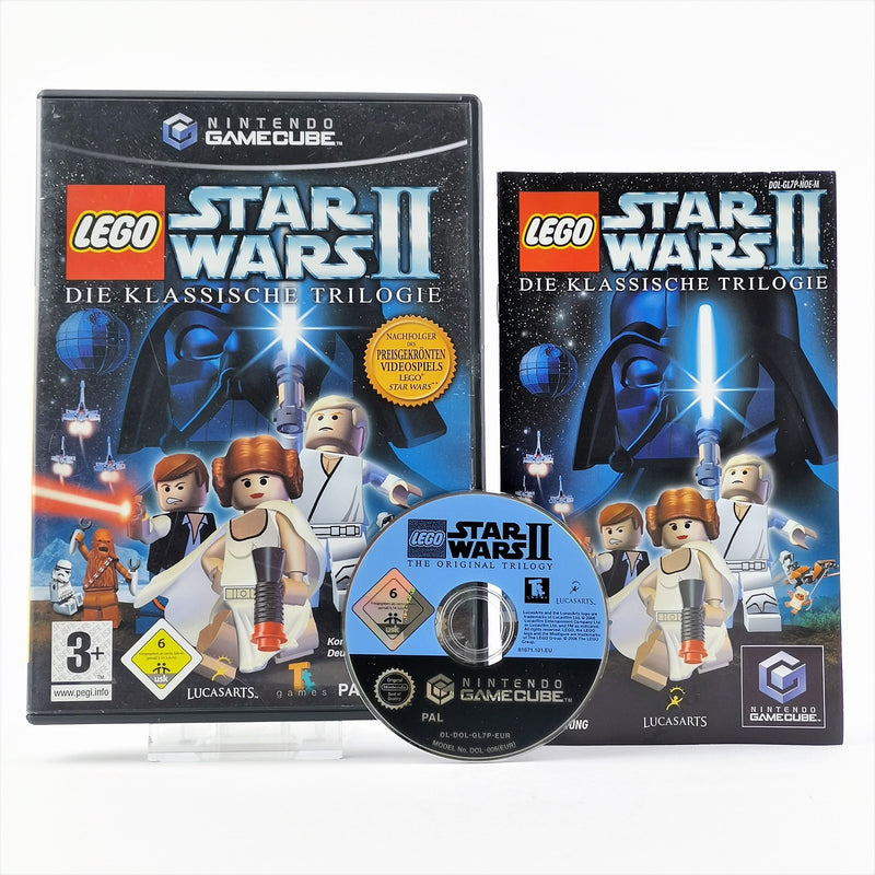 Nintendo Gamecube Spiel : Star Wars II 2 Die Klassische Trilogie - OVP Anleitung