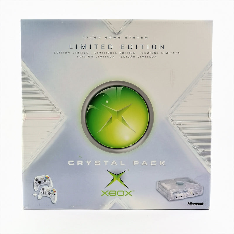 Microsoft Xbox Classic Konsole : Crystal Pack - Limited Edition in OVP NEU NEW