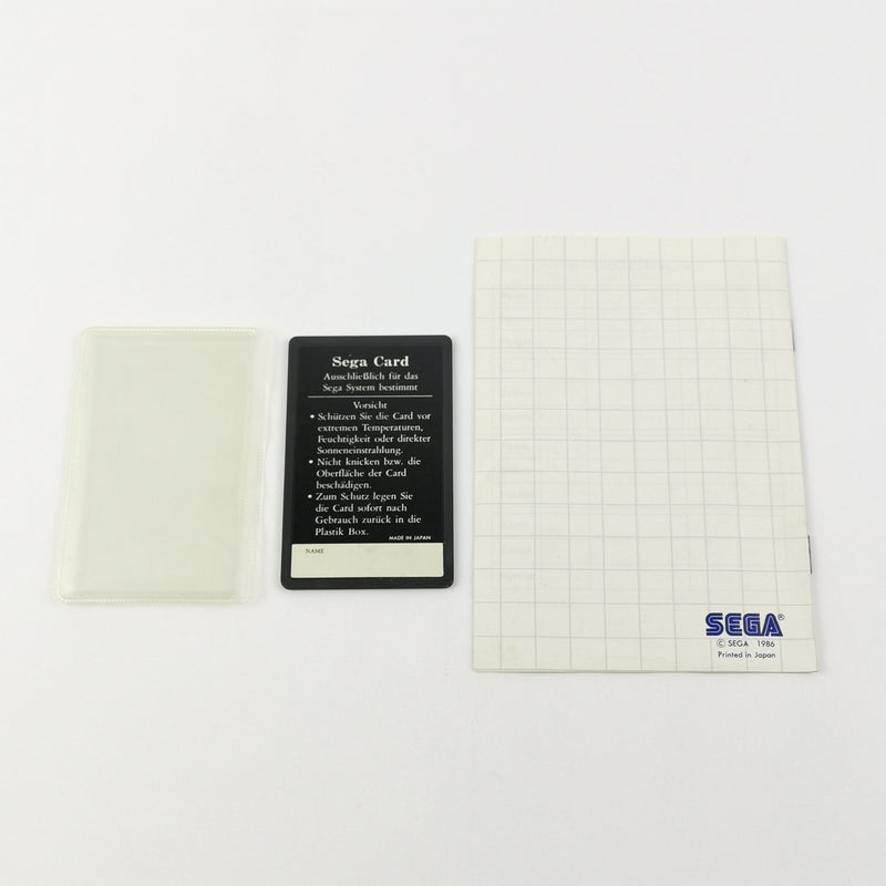 Sega Master System Spiel : Hang-On mit Anleitung - Modul MS Cartridge PAL