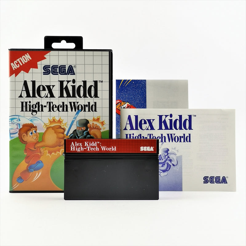 Sega Master System Game: Alex Kidd High-Tech World - OVP Instructions PAL MS