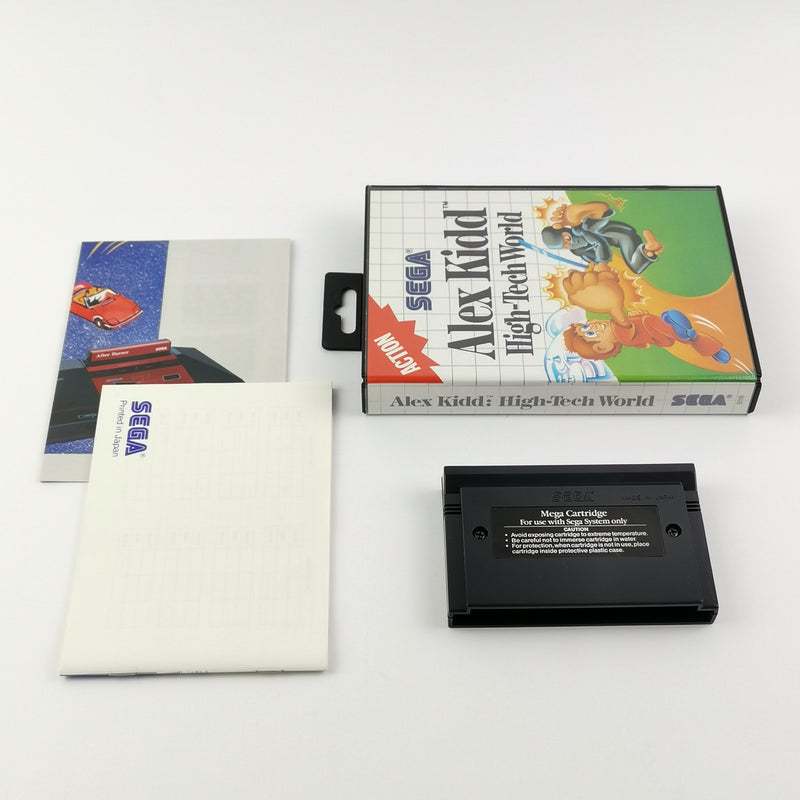 Sega Master System Game: Alex Kidd High-Tech World - OVP Instructions PAL MS