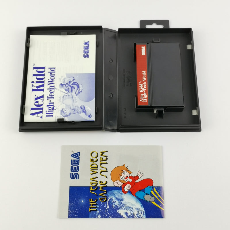 Sega Master System Game: Alex Kidd High-Tech World - OVP Instructions PAL MS