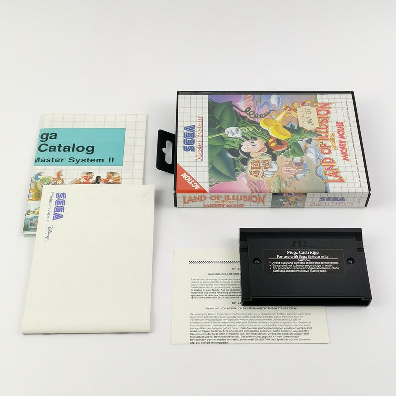 Sega Master System Spiel : Land of illusion Starring Mickey Mouse - OVP PAL MS