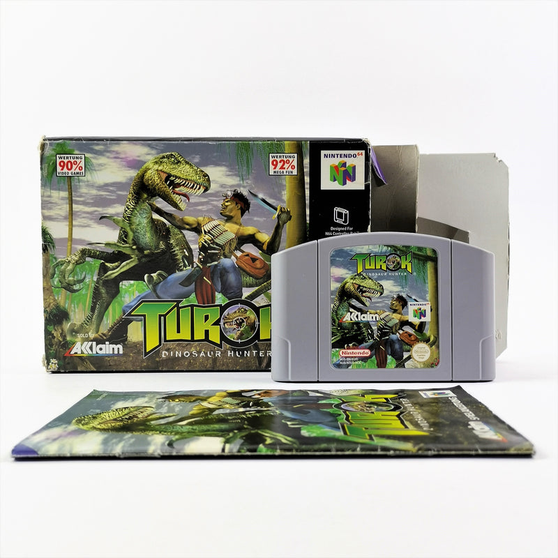 Nintendo 64 Spiel : Turok Dinosaur Hunter - OVP & Anleitung PAL Version N64