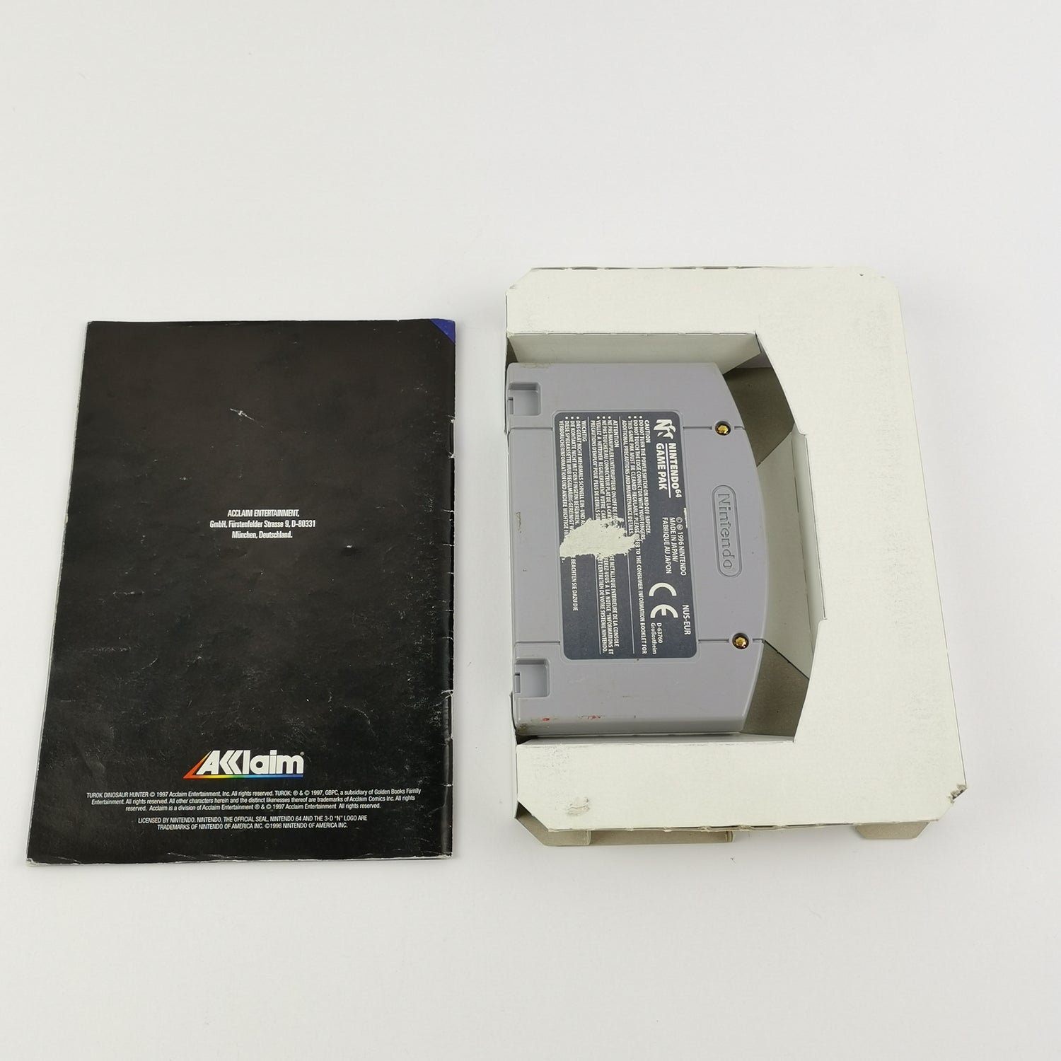 Nintendo 64 Spiel : Turok Dinosaur Hunter - OVP & Anleitung PAL Version N64