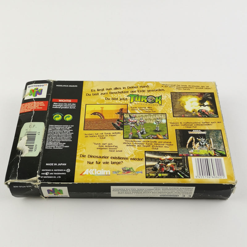 Nintendo 64 Spiel : Turok Dinosaur Hunter - OVP & Anleitung PAL Version N64