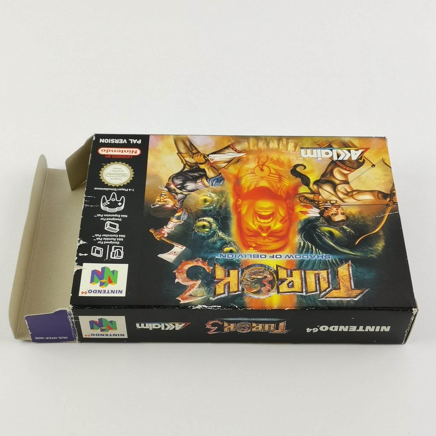 Nintendo 64 game: Turok 3 Shadow of Oblivion - original packaging & instructions PAL version N64