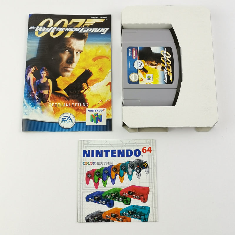Nintendo 64 Game: 007 The World is Not Enough - OVP &amp; Instructions PAL | N64