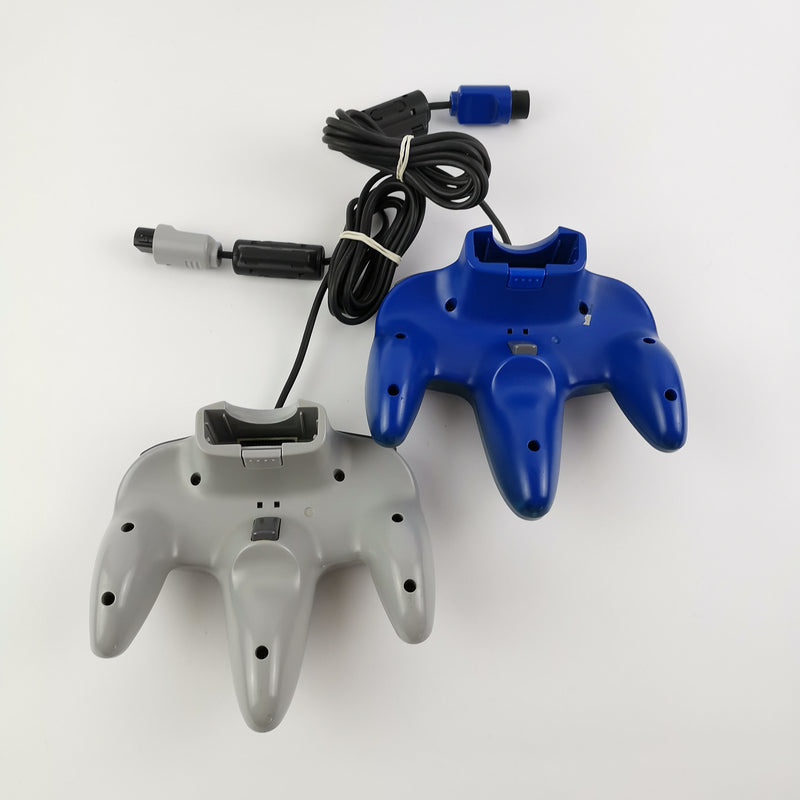 Nintendo 64 console: cable, 2 controllers, 8 games, expansion pack etc. N64