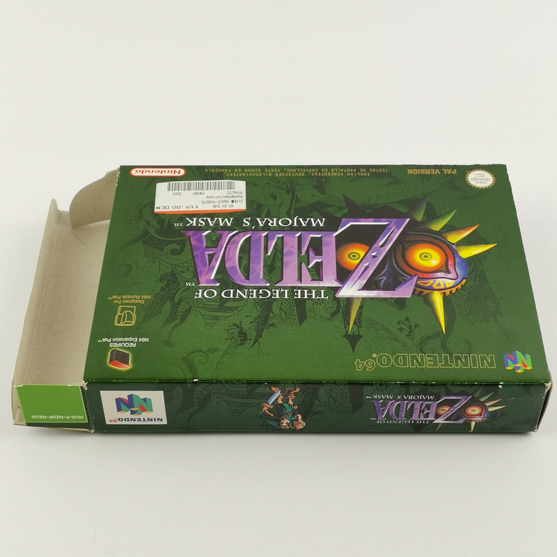 Nintendo 64 game: Zelda Majora's Mask + game advisor - original packaging instructions PAL N64