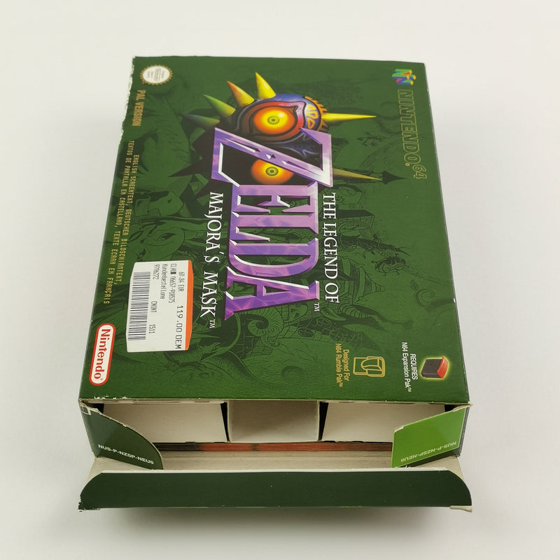 Nintendo 64 game: Zelda Majora's Mask + game advisor - original packaging instructions PAL N64