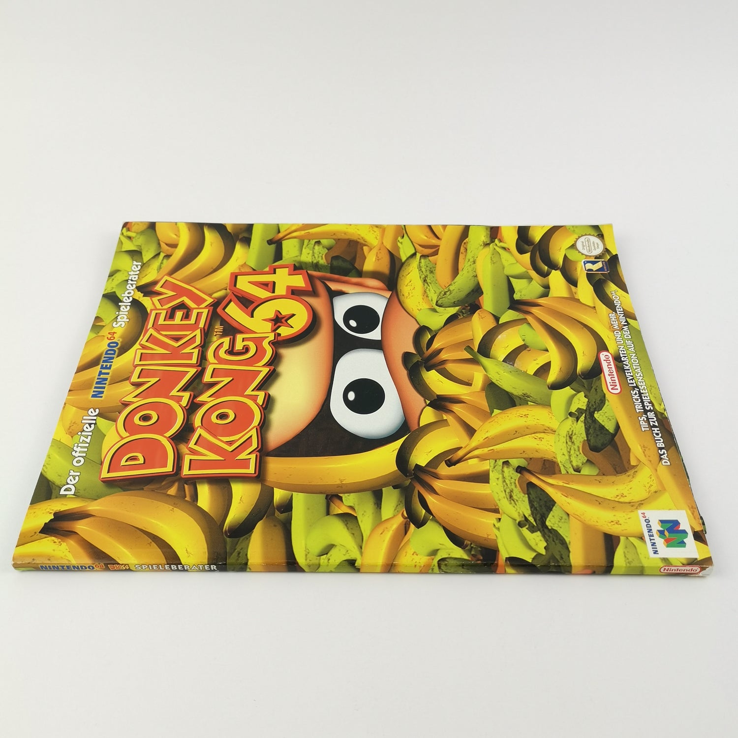 Nintendo 64 game: Donkey Kong 64 with expansion pack + game advisor - original packaging N64