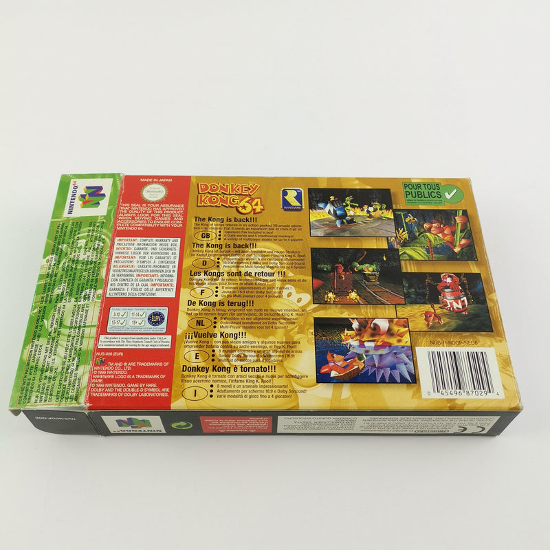 Nintendo 64 Spiel : Donkey Kong 64 mit Expansion Pack + Spieleberater - OVP N64