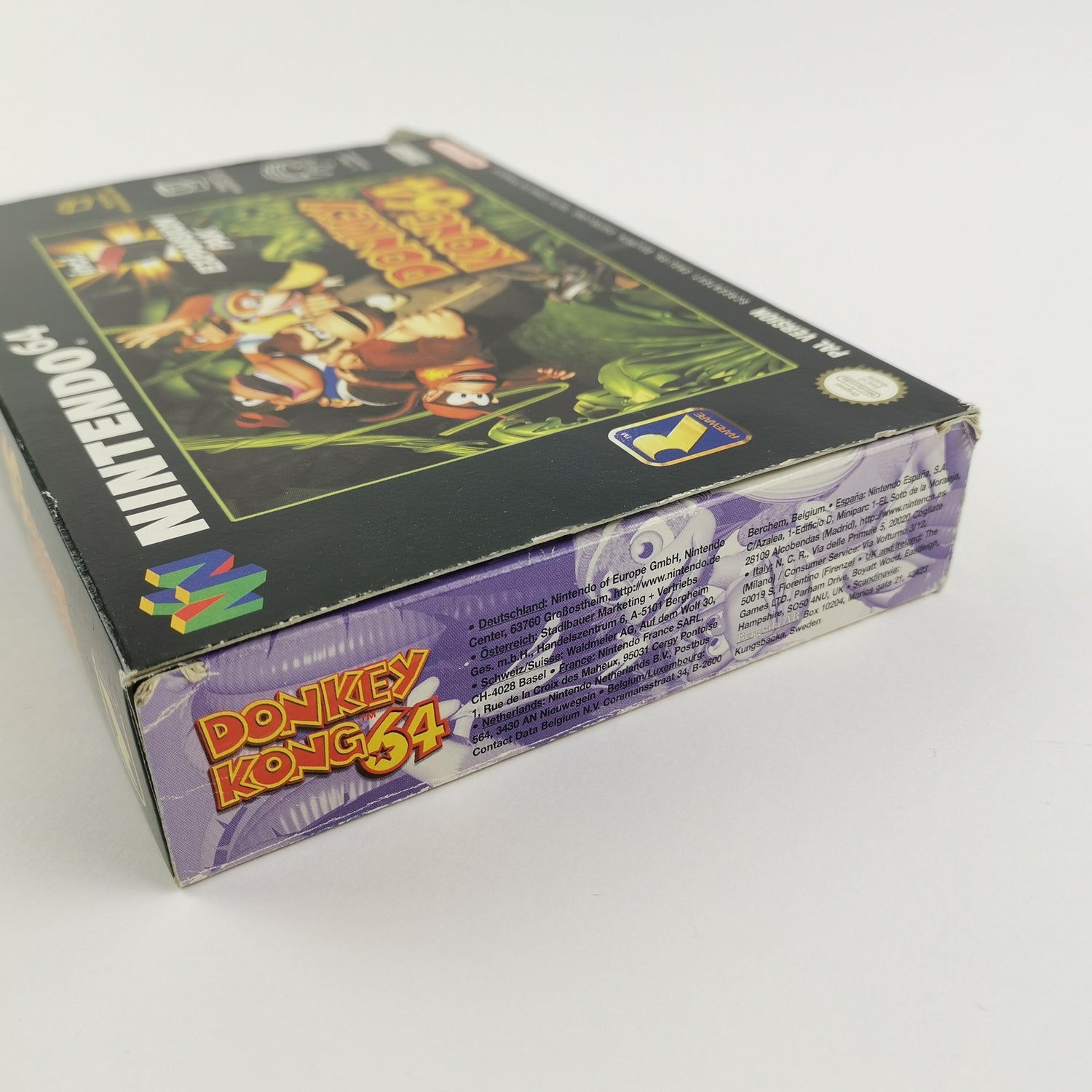 Nintendo 64 Spiel : Donkey Kong 64 mit Expansion Pack + Spieleberater - OVP N64