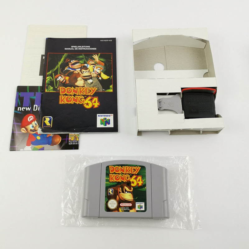 Nintendo 64 Spiel : Donkey Kong 64 mit Expansion Pack + Spieleberater - OVP N64
