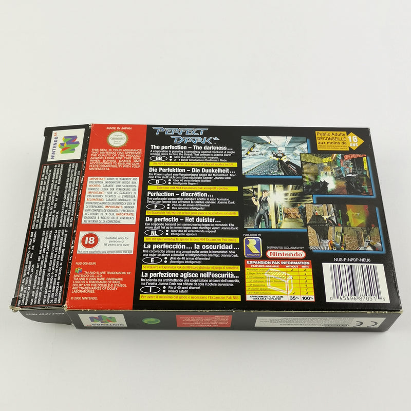 Nintendo 64 Spiel : Perfect Dark + Spieleberater - OVP & Anleitung PAL N64