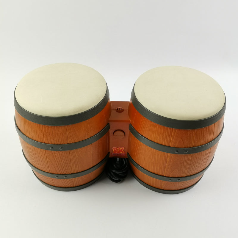 Nintendo Gamecube Spiel : Donkey Konga + Bongo Trommel - OVP Anleitung PAL