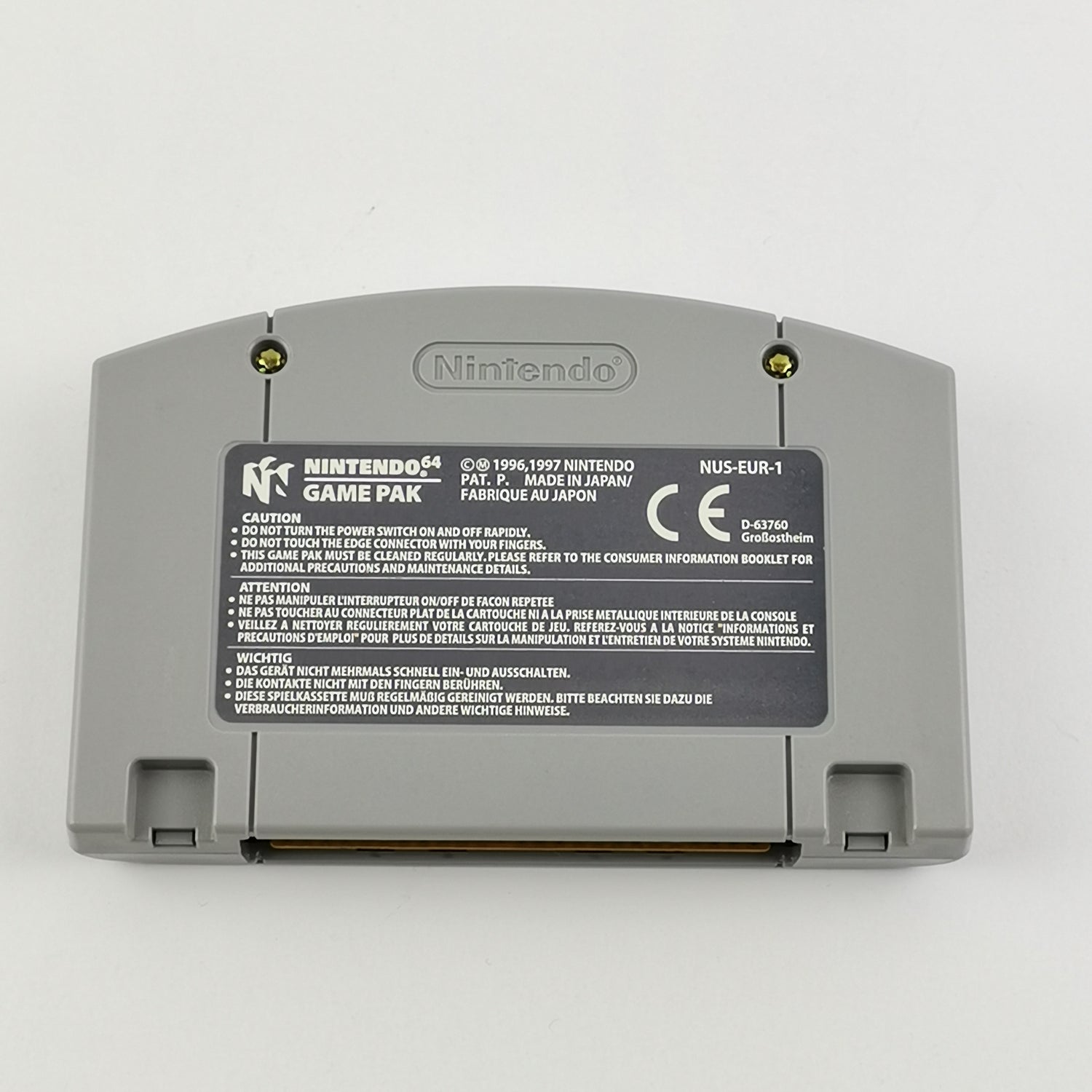 Nintendo 64 Spiel : Mario Party 1 - N64 Modul Cartridge PAL
