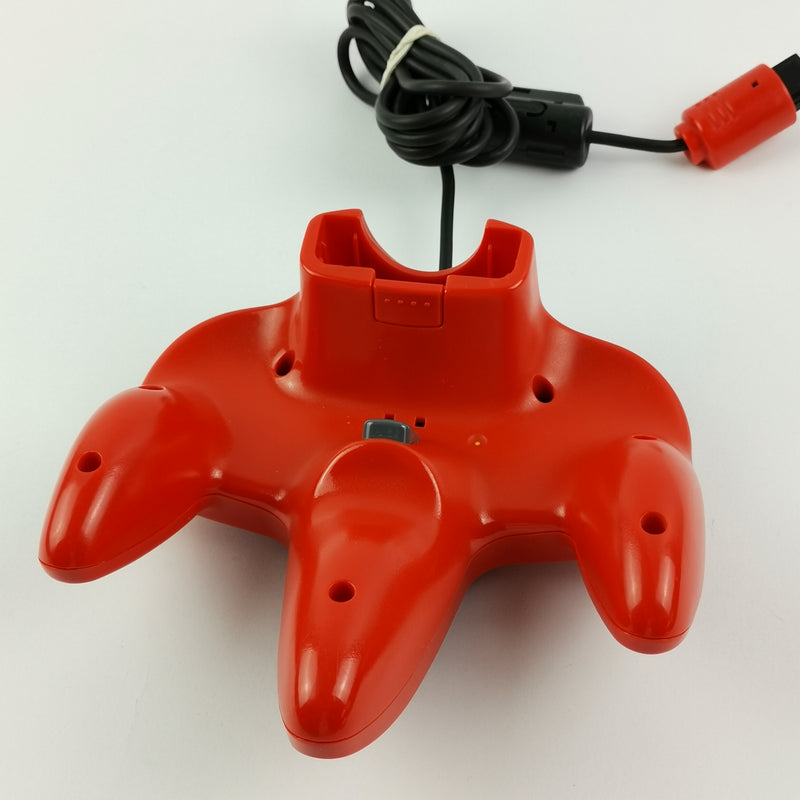 Original Nintendo 64 Zubehör : N64 Controller in ROT / Red - Gamepad Joypad