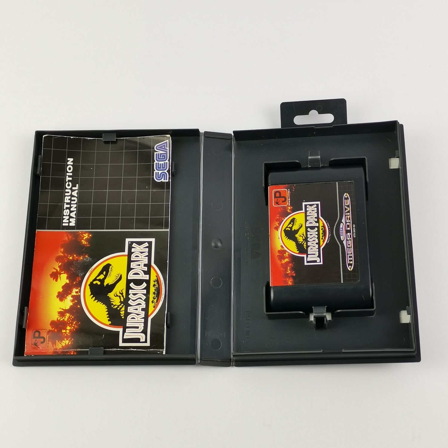 Sega Mega Drive Spiel : Jurassic Park - OVP Anleitung PAL MD Cartridge