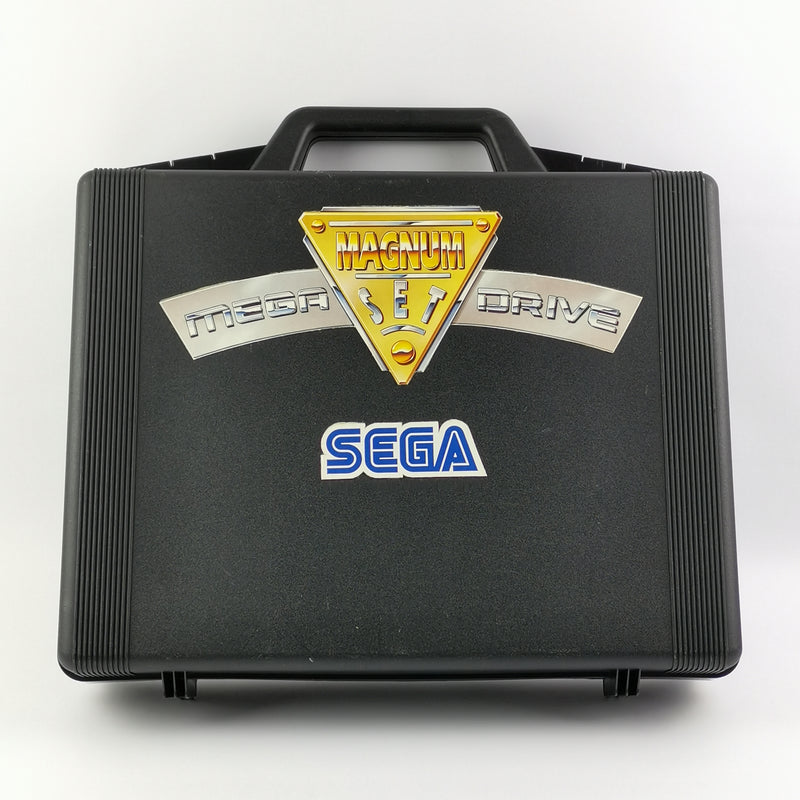 Sega Mega Drive II 2 mit 2 Controller , Strom Kabel, 4 Spiele und Koffer