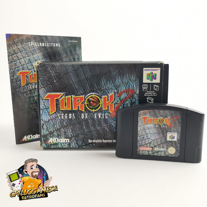 Nintendo 64 Spiel " Turok 2 Seeds of Evil " N64 N 64 | OVP | PAL NOE | Acclaim