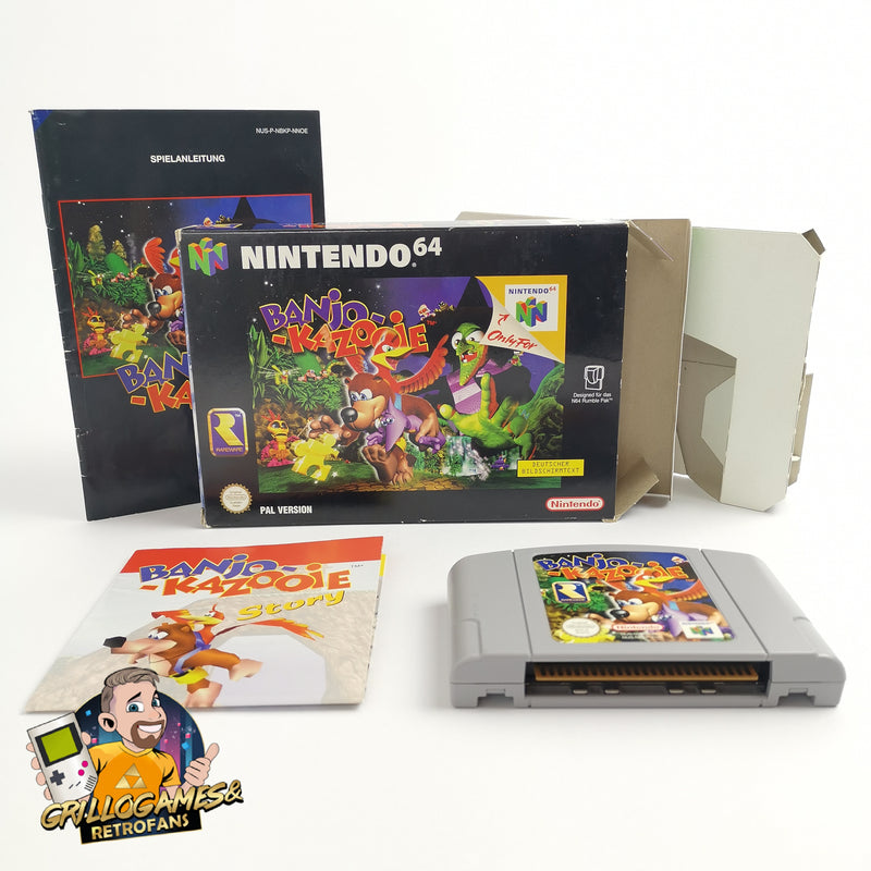 Nintendo 64 Spiel " Banjo Kazooie " N64 N 64 Banjo-Kazooie | OVP | PAL NNOE