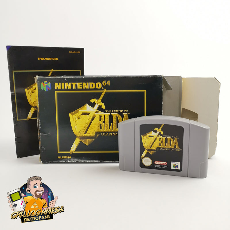 Nintendo 64 game "The Legend of Zelda Ocarina of Time" N64 | Original packaging | PAL NOE