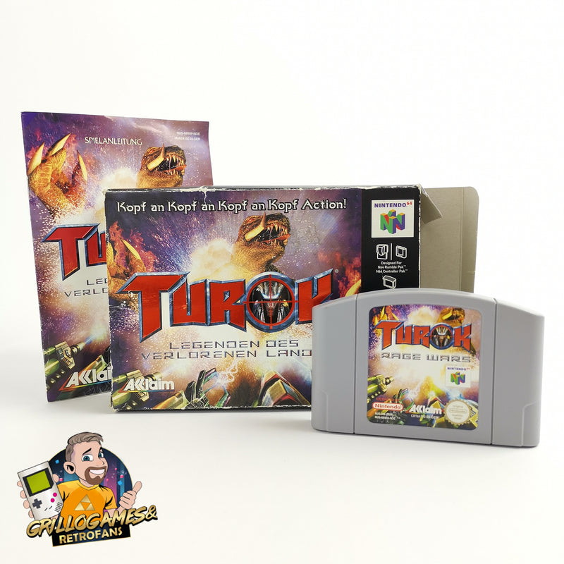 Nintendo 64 Spiel " Turok Legenden des verlorenen Landes " N64 | OVP | PAL NOE