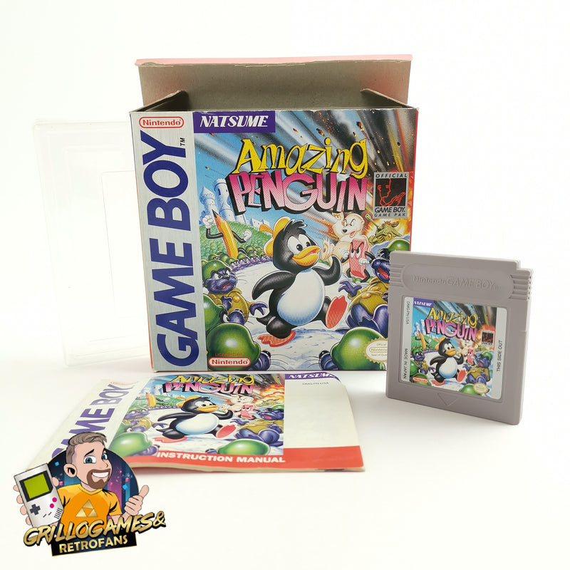 Nintendo Gameboy Classic Game "Amazing Penguin" NTSC-U/C USA | Original packaging