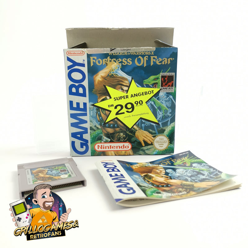 Nintendo Gameboy Classic Game "Fortress of Fear" GB Game Boy | Original packaging | PAL NOE