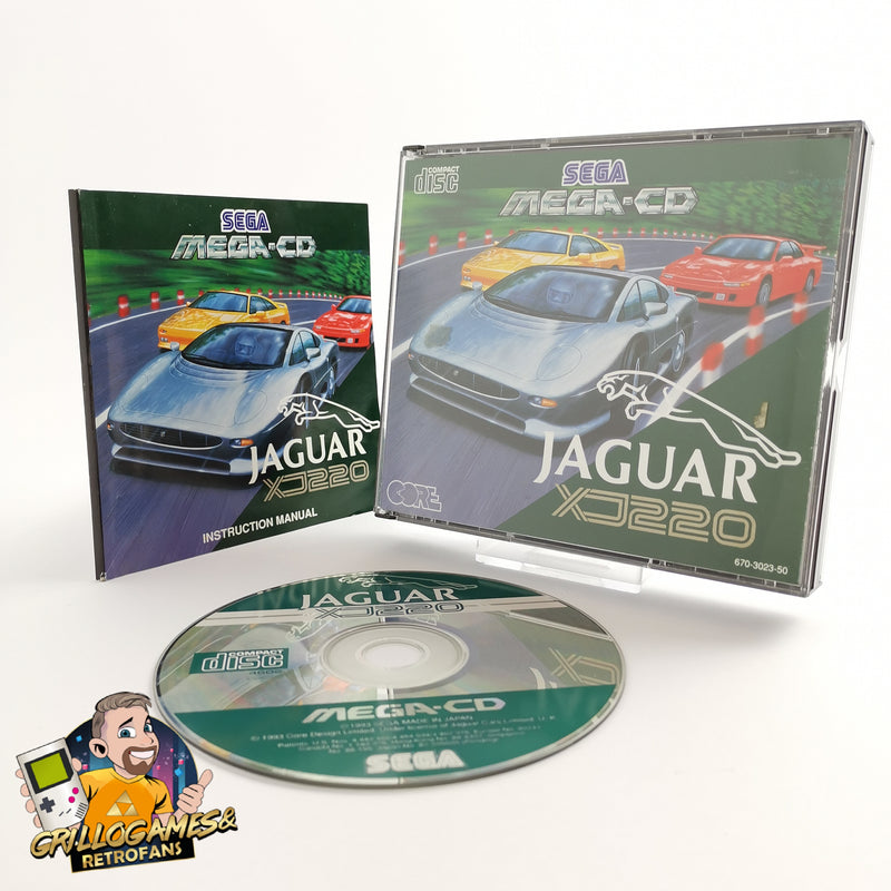 Sega Mega-CD Spiel " Jaguar XJ220 " MC Mega CD Autorennen | OVP | PAL