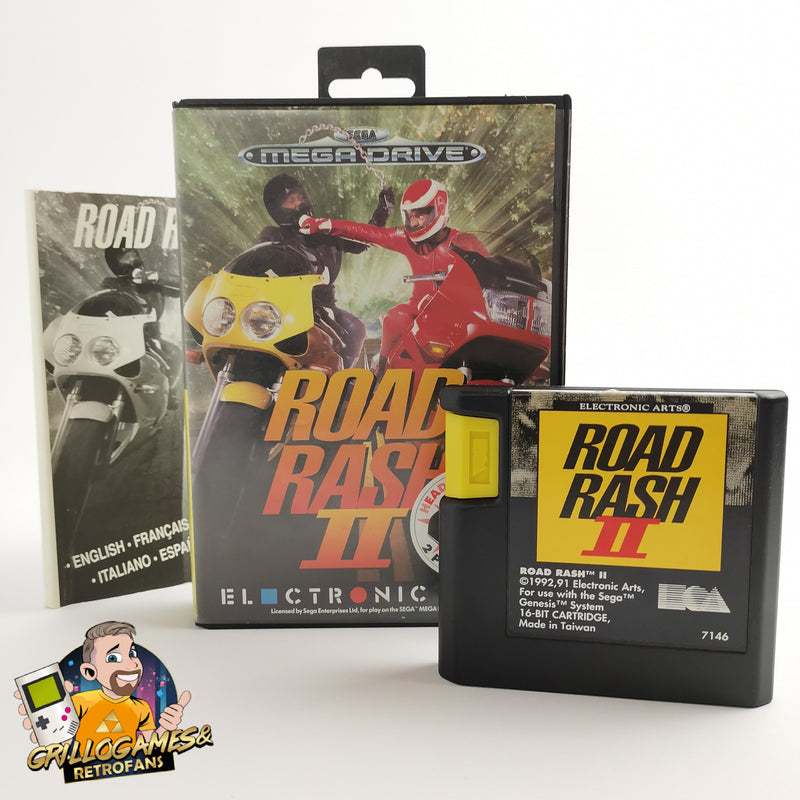 Sega Mega Drive Spiel " Road Rash II 2 " MD MegaDrive RoadRash | OVP | PAL