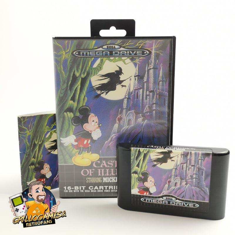 Sega Mega Drive Spiel " Castle of Illusion starring Mickey Mouse " MD | OVP PAL