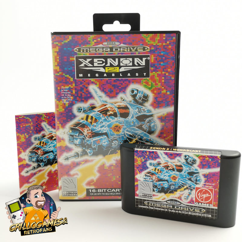 Sega Mega Drive Spiel " Xenon 2 Megablast " MD MegaDrive | OVP | PAL