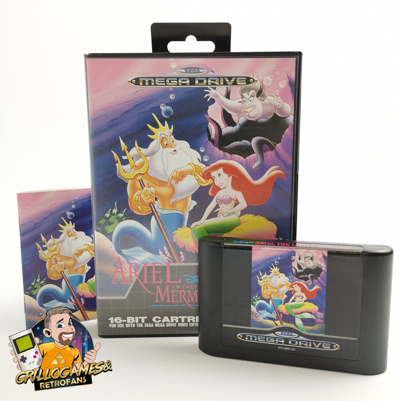 Sega Mega Drive Spiel " Ariel The Little Mermaid " MD MegaDrive Disney | OVP PAL