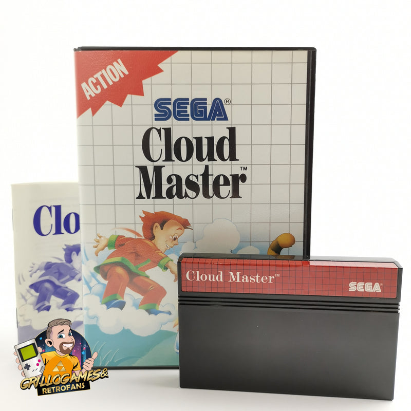 Sega Master System game "Cloud Master" MS MasterSystem | Original packaging | PAL