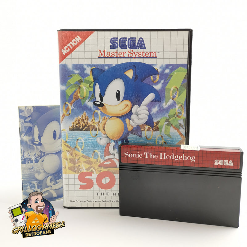 Sega Master System Spiel " Sonic The Hedgehog " MS MasterSystem | OVP | PAL