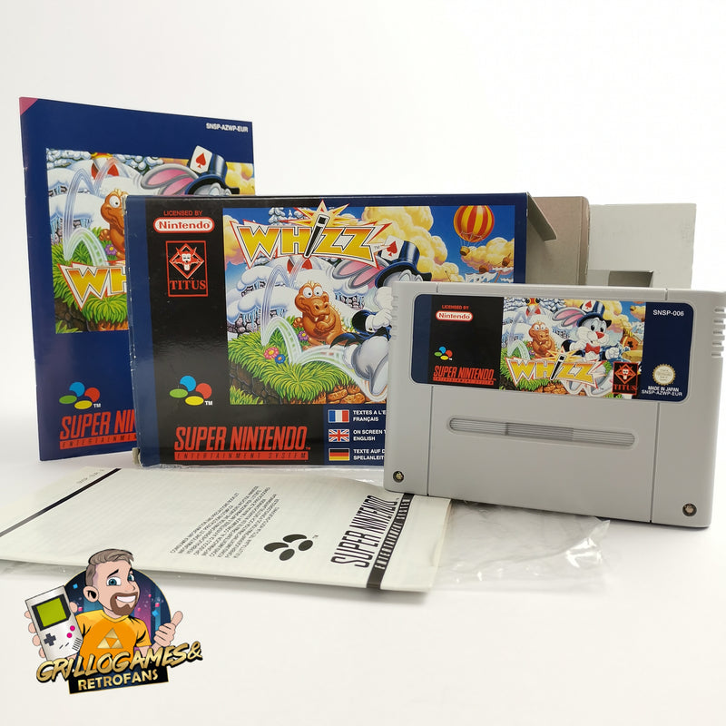 Super Nintendo Spiel " Whizz " SNES | OVP | PAL EUR | Titus