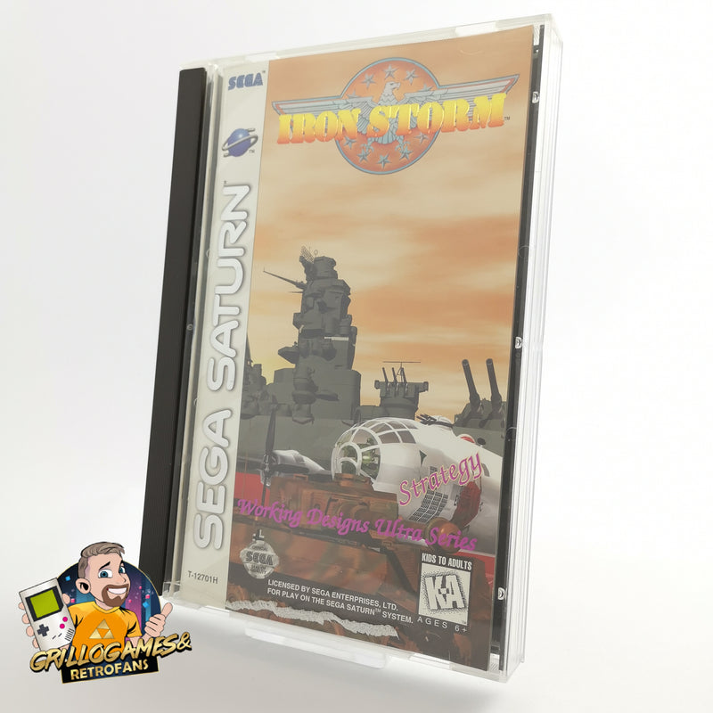 Sega Saturn game "Iron Storm" SegaSaturn IronStorm | NTSC-U/C USA version orig