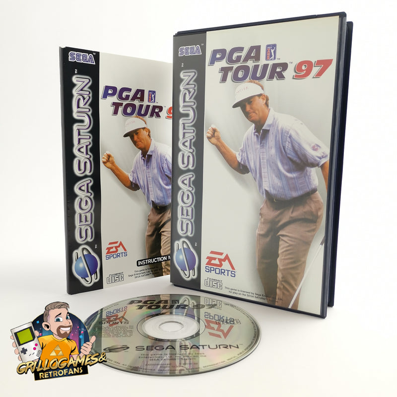Sega Saturn Game "PGA Tour 97" SegaSaturn Golf | Original packaging | PAL EA Sports