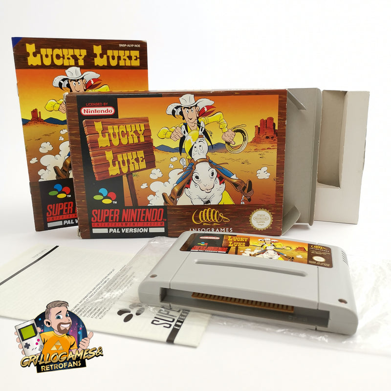 Super Nintendo Spiel " Lucky Luke " SNES LuckyLuke | OVP | PAL NOE