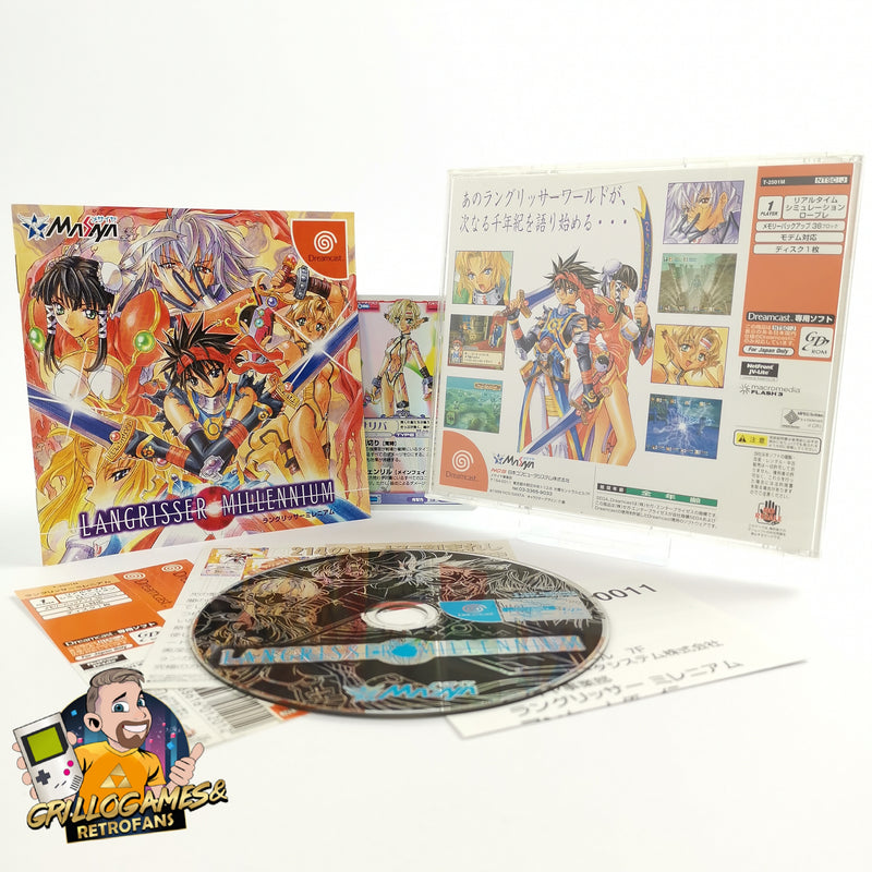 Sega Dreamcast game "Langrisser Millennium" DC | Original packaging | NTSC-J Japan version