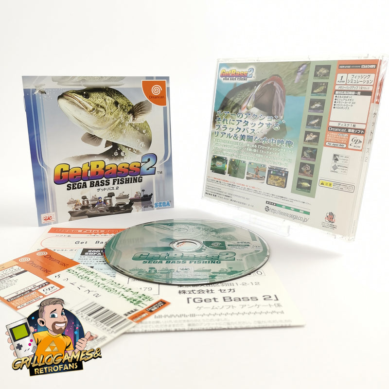 Sega Dreamcast Spiel " Get Bass 2  " DC Fishing | OVP | NTSC-J Japan Version