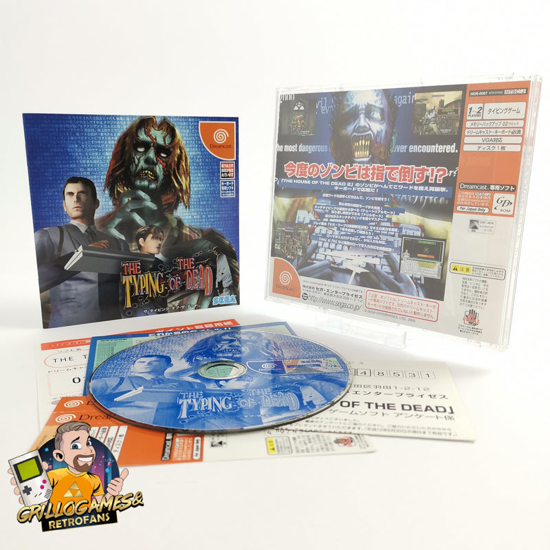 Sega Dreamcast Spiel " The Typing of the Dead " DC | OVP | NTSC-J Japan Version