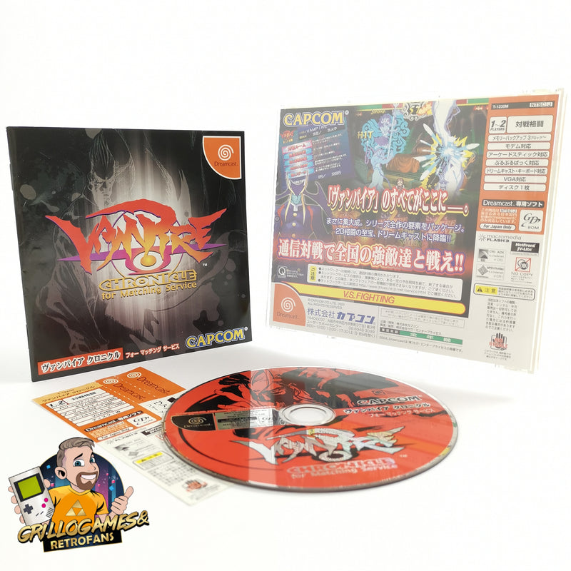 Sega Dreamcast Spiel " Vampire Chronicle for Matching Service " OVP NTSC-J Japan