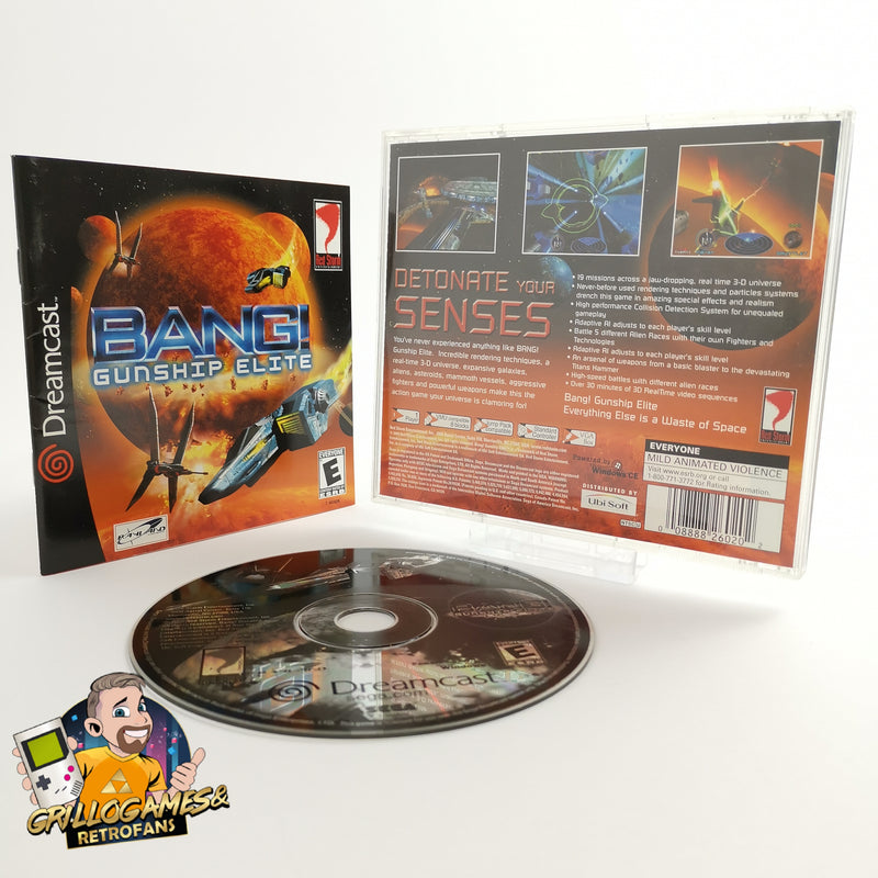 Sega Dreamcast game "Bang! Gunship Elite" DC | Original packaging | NTSC-U/C USA
