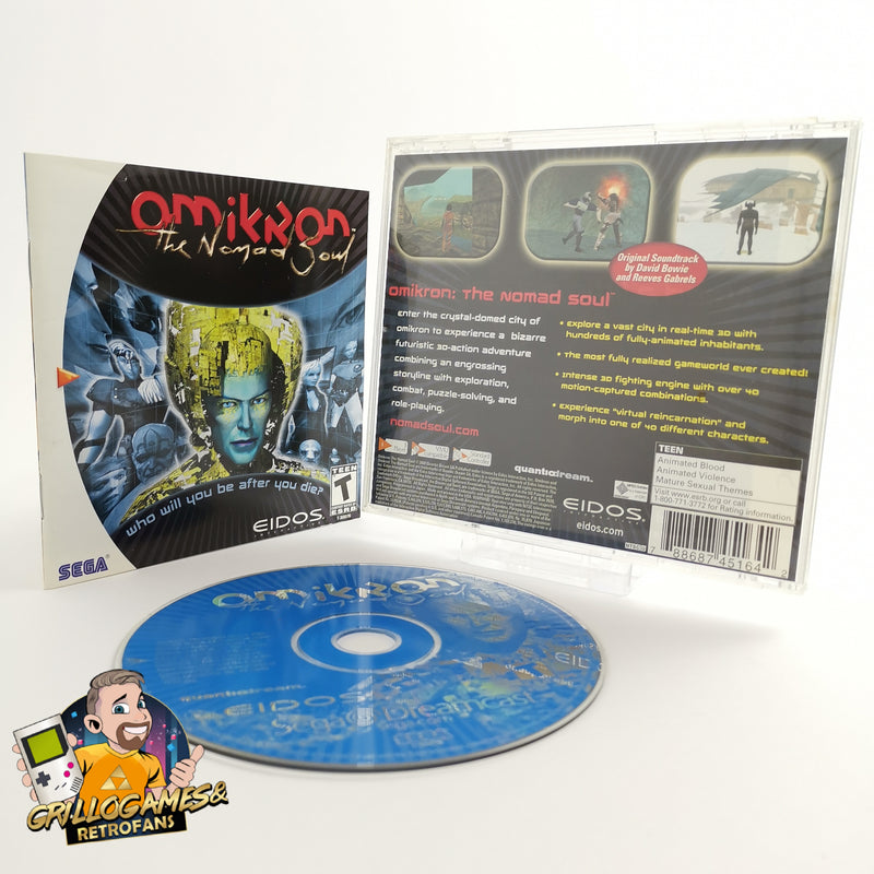 Sega Dreamcast Spiel " Omikron The Nomad Soul " DC | OVP | NTSC-U/C USA