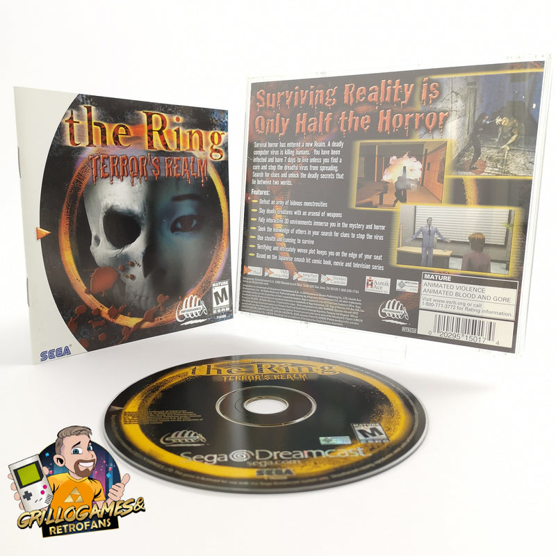 Sega Dreamcast game "The Ring Terror's Realm" DC | Original packaging | NTSC-U/C USA