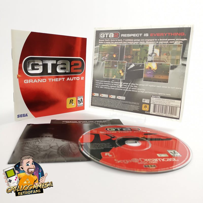 Sega Dreamcast game "GTA2 Grand Theft Auto" DC | Original packaging | NTSC-U/C USA
